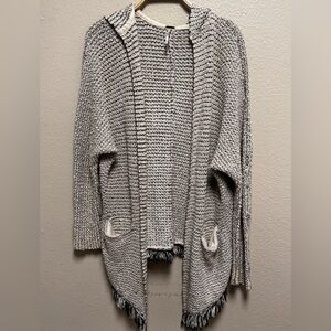 Fre people Knit Sweater Cardigan - Light Gray